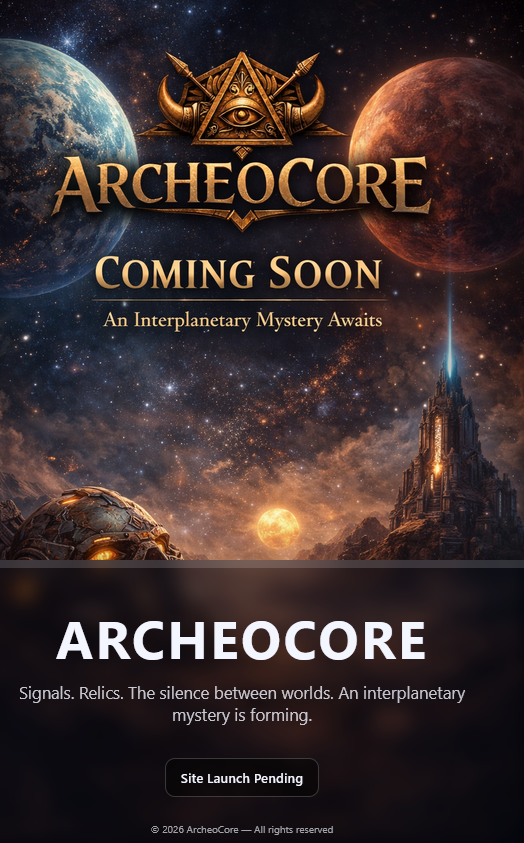 ArcheoCore — Coming Soon